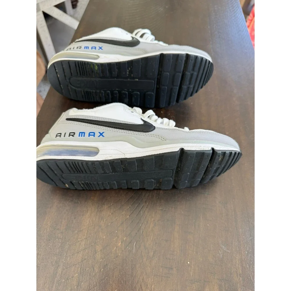 #C- 001- Nike Air Max SC Mens 7.5 White Black Wolf Grey Blue Sneakers DD7118-001